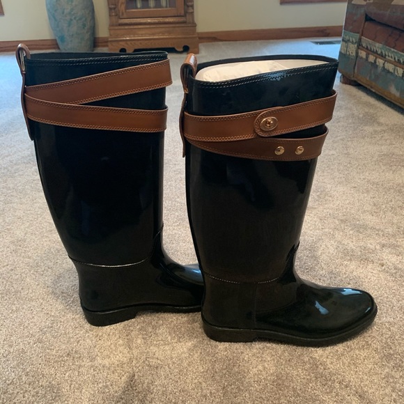 Coach rain/winter boots - Picture 1 of 7